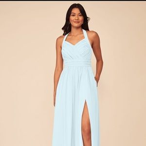 Azazie Veronica bridesmaid dress in Mist
